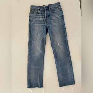 Aritzia, Denim Forum, The Arlo High Rise Straight, Size 28